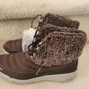 Ryka Women's 10w Plush Brown Winter Boots Nwt